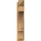 Ekena Millwork Balboa Rough Sawn Arts and Crafts Outlooker, Western Red Cedar, 6"W x 24"D x 32"H OUT06X24X32BOA03RWR - alternate 3